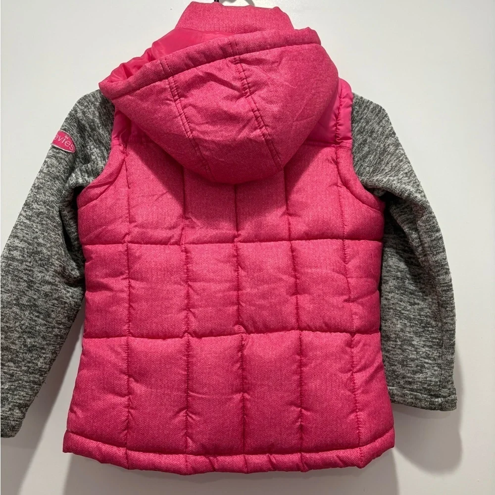Pink hooded jacket